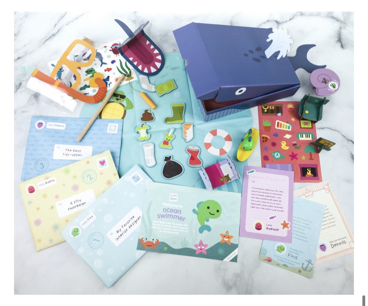 NEW Sago Mini Box June 2020 Activity Arts & Craft Box – OCEAN SWIMMER 3+Yrs