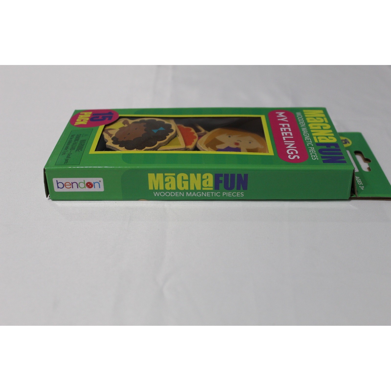 Bendon MagnaFun My Feelings Wooden Magnetic Pieces 15 Pack Kids Educational Toy