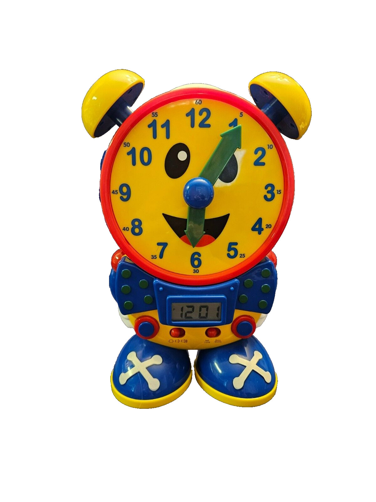 THE LEARNING JOURNEY TELLY THE TEACHING TIME DIGITAL CLOCK TOY TESTED WORKS