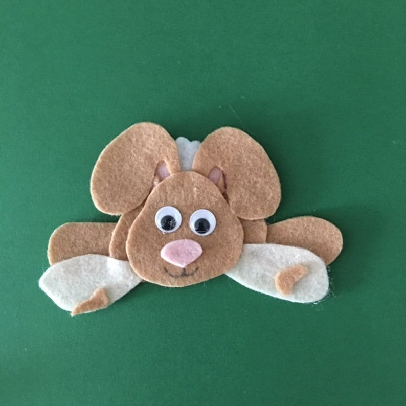 Bunny Tails and Ears Felt Set for Felt/Flannel Board Play