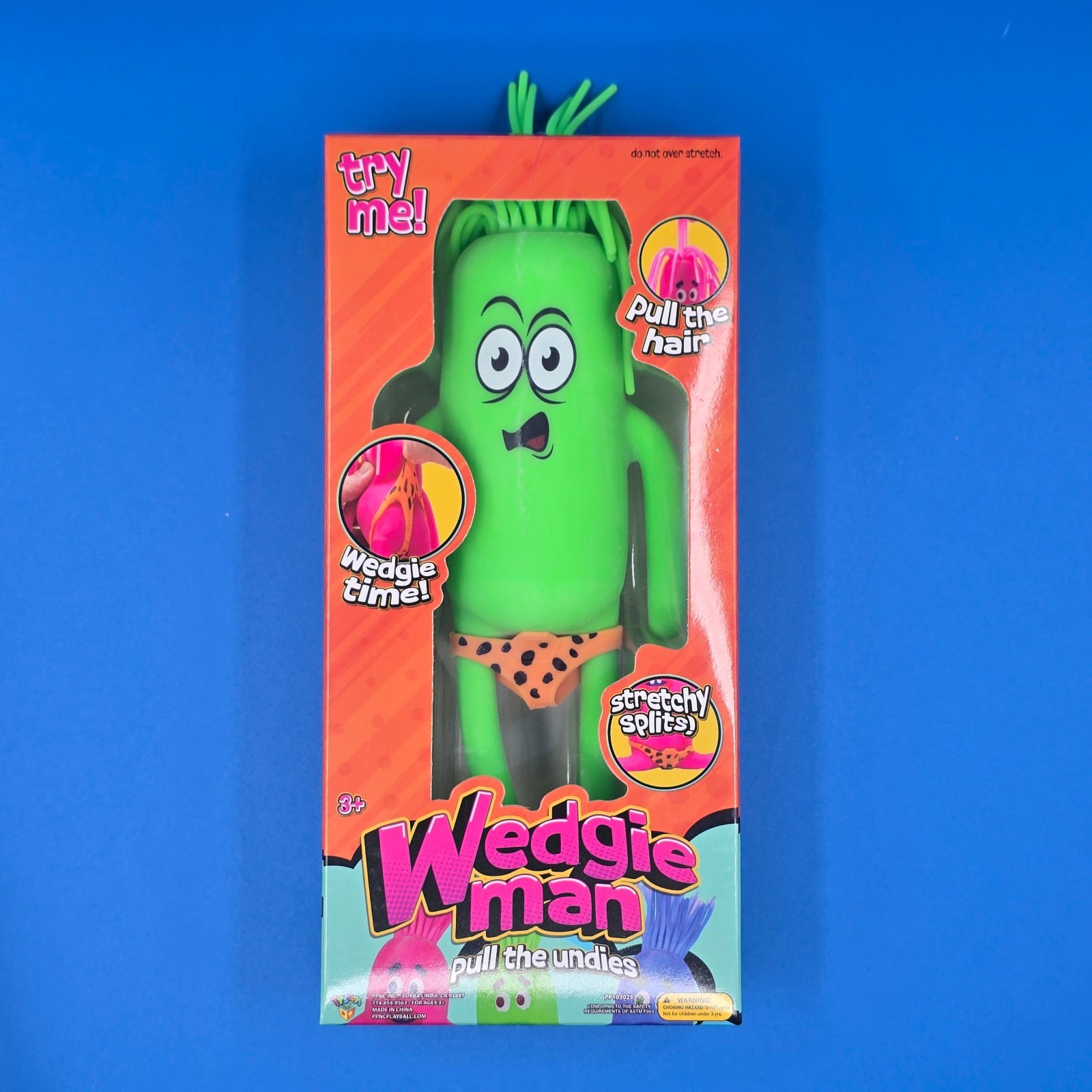 Viral TikTok Wedgie Man – Squishy Fidget Toy – NIB – Pick your Color