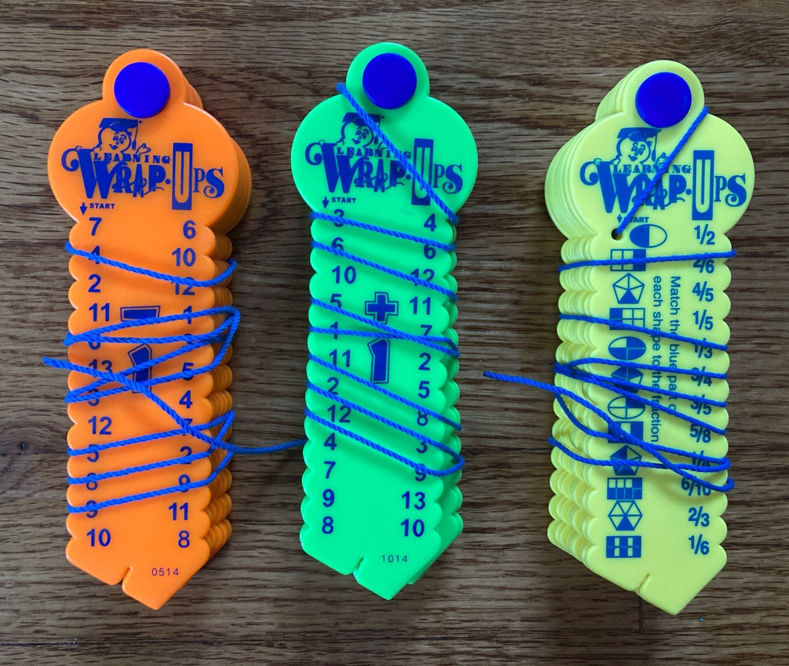 Learning Wraps Ups Lot of 3 Addition Subtraction Fractions