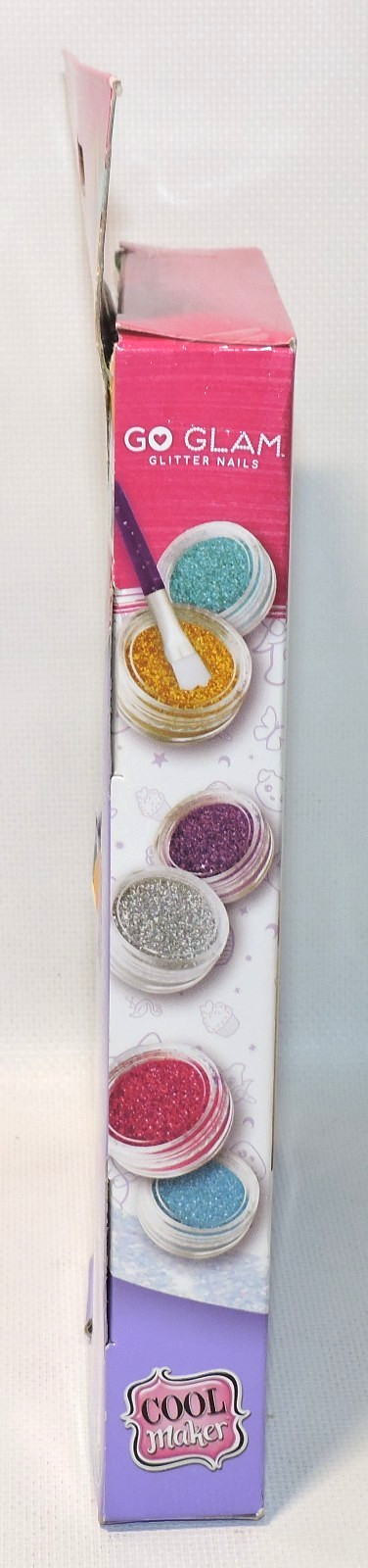 Cool Maker Go Glam Glitter Nails DIY Kids Shimmer Activity Kit 5 Manicures, NEW