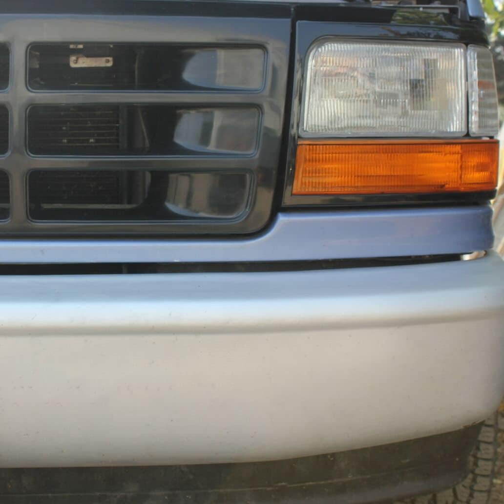 Headlights Headlamps Trim Bezel Black Compatible with 1992-1997 F250 F350 F450 T