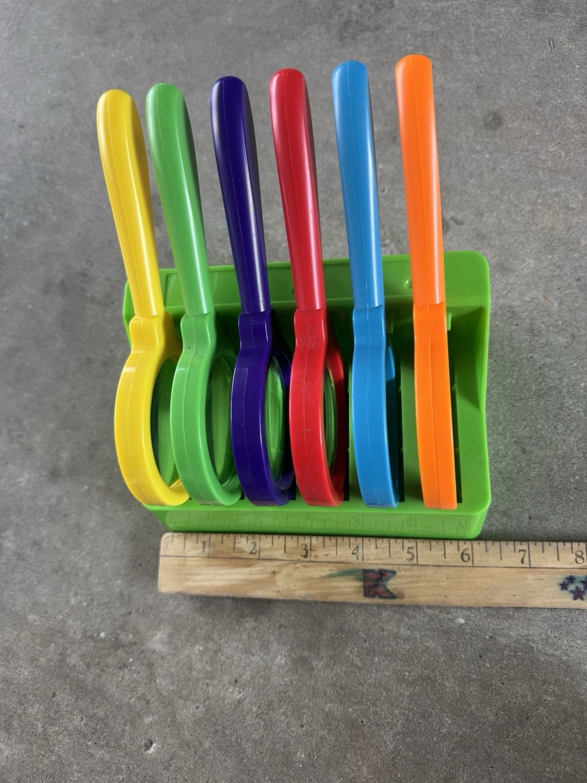 Primary Science Jumbo Magnifiers with Stand – 6 PCs Set