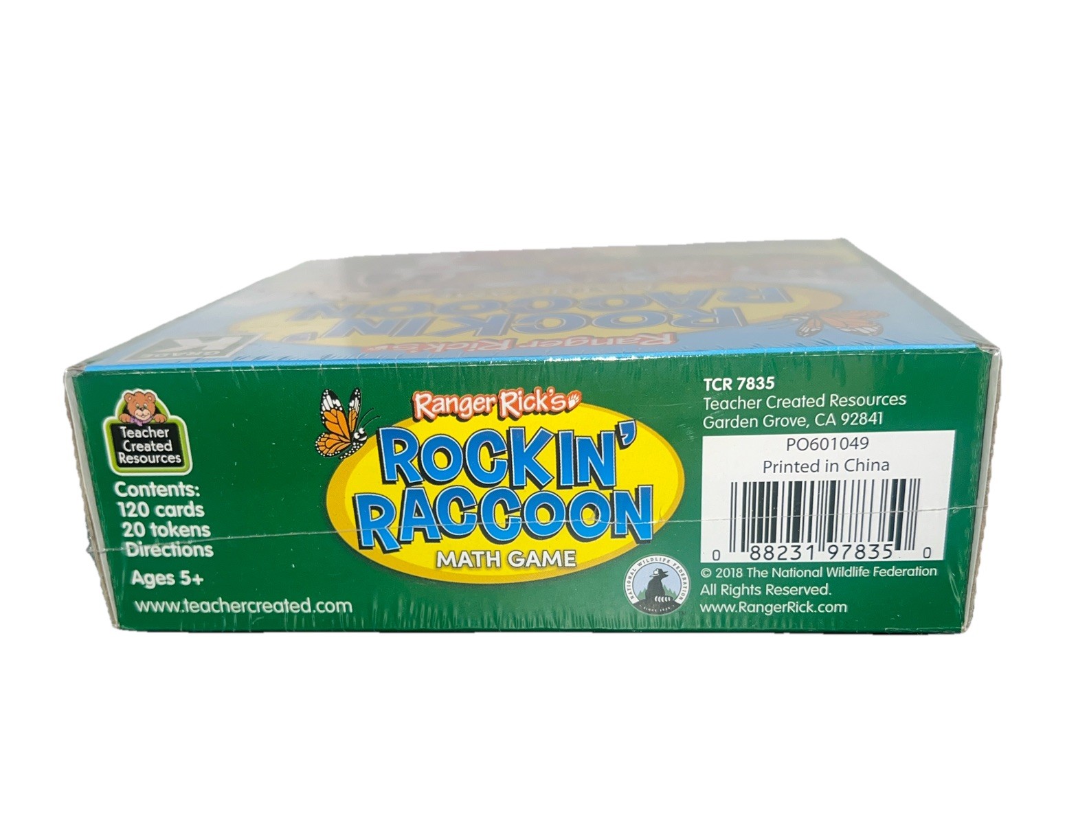 Ranger Rick’s Rockin Raccoon Math Games(2), New/Sealed,Grades K & 1, 2-4 Players