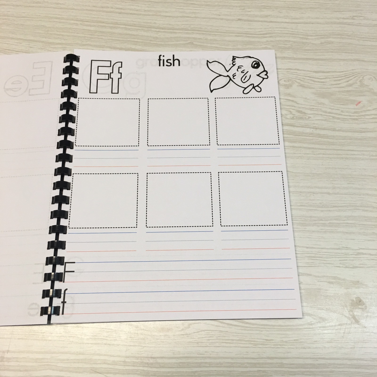 Letter Sounds Pictionary – Pre-school – Kindergarten 40 pages – Single Book