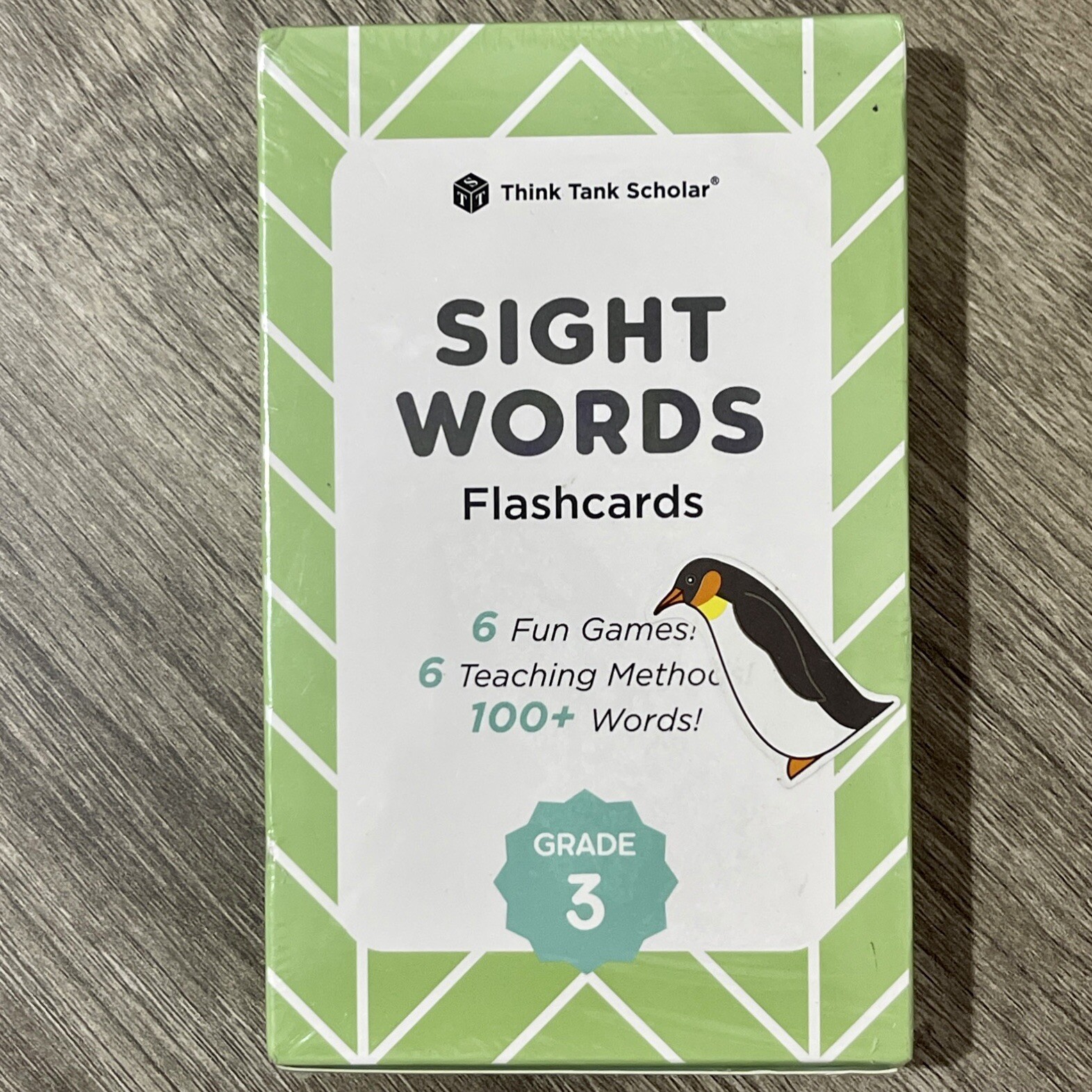 Think Tank Scholar 100+ 3rd Grade Sight Words FlashCards Kids Homeschool NEW