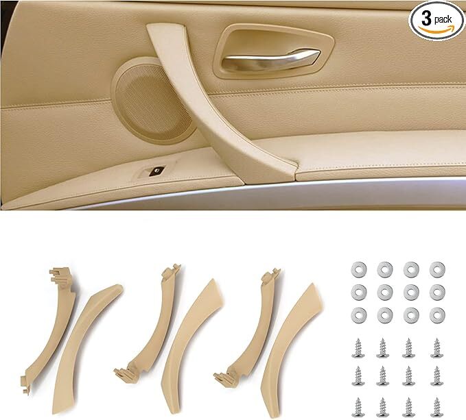 Inner Door Panel Handle and Door Pull Outer Trim Cover 1 Rear Left 2 Front Rear