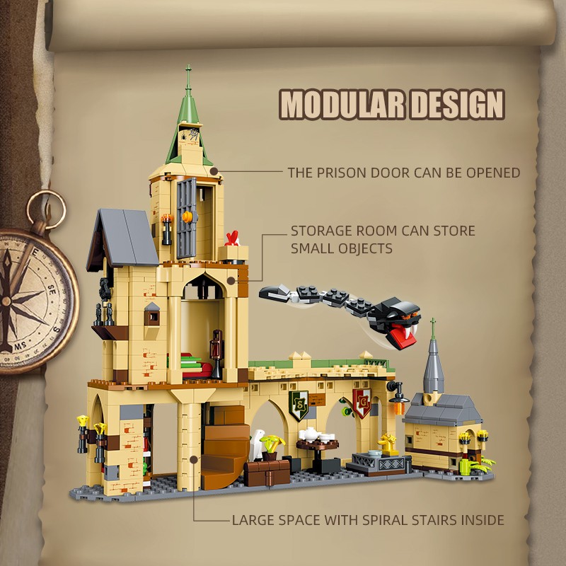 Hogwarts Courtyard Building Set / Movie Toy