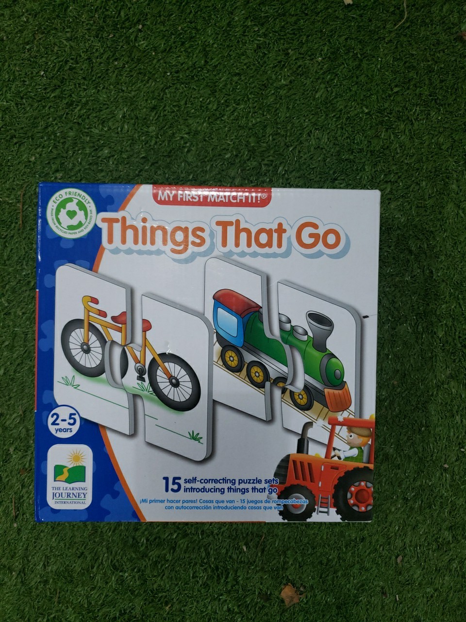 The Learning Journey International Match It! Promotes fine motor- Things That Go