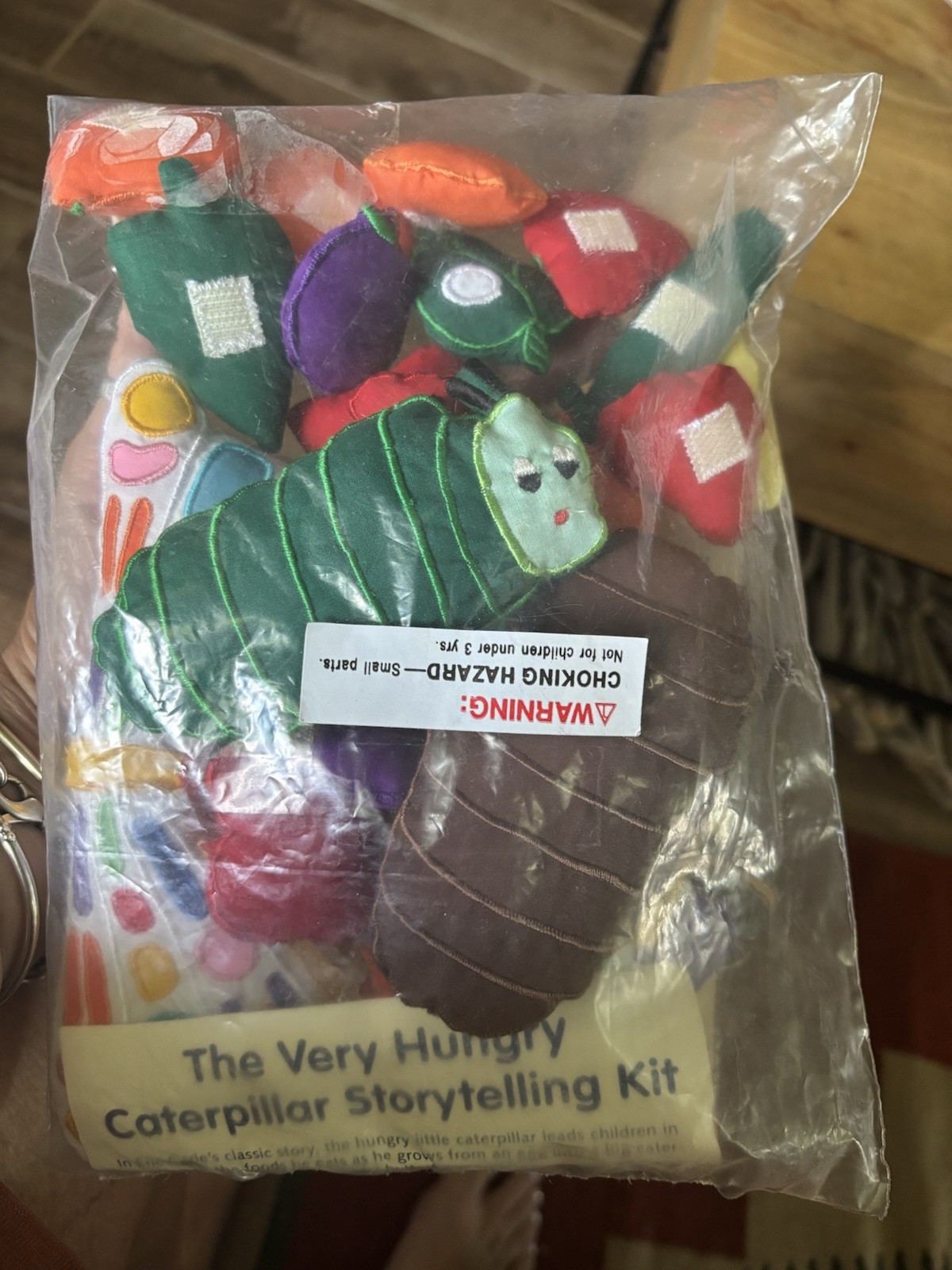 Vtg The Very Hungry Caterpillar Storytelling Puffy Plush Lot Replacement Pcs-NOS