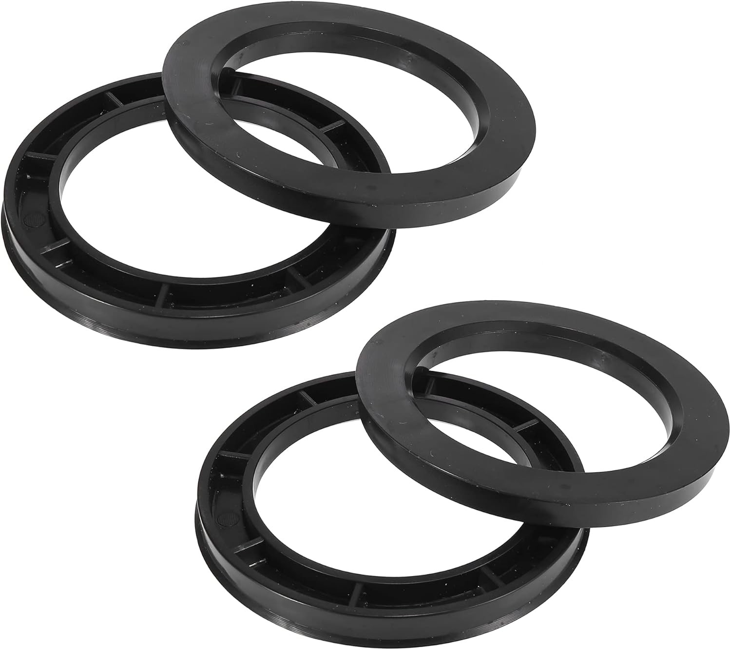 X AUTOHAUX 4pcs Plastic 77.8mm ID to 108mm OD Car Hub Centric Rings Wheel Bore