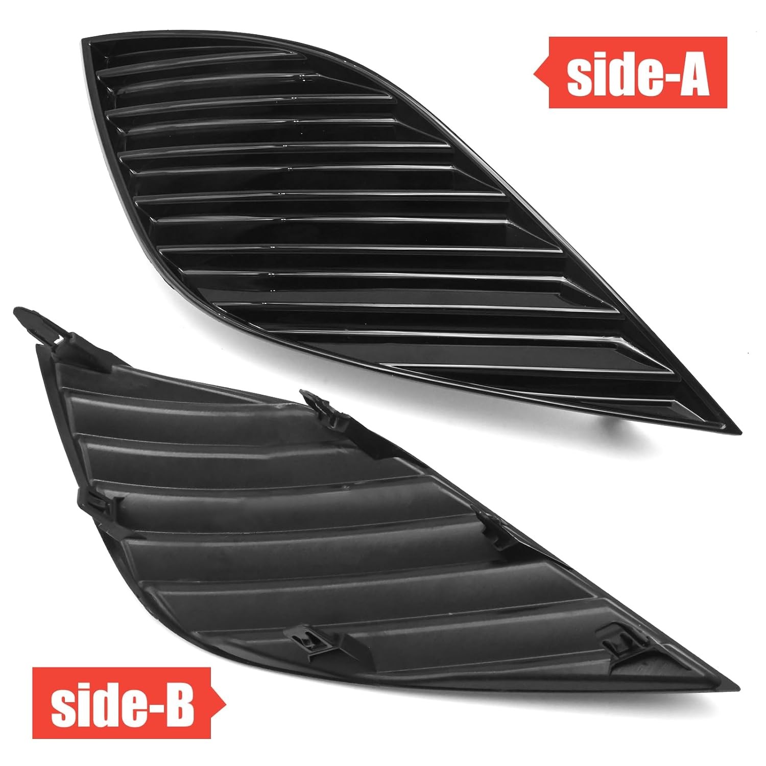 2 Pcs Toyota Front Fog Light Cover 81481 06180 Replacement Housing Bezel