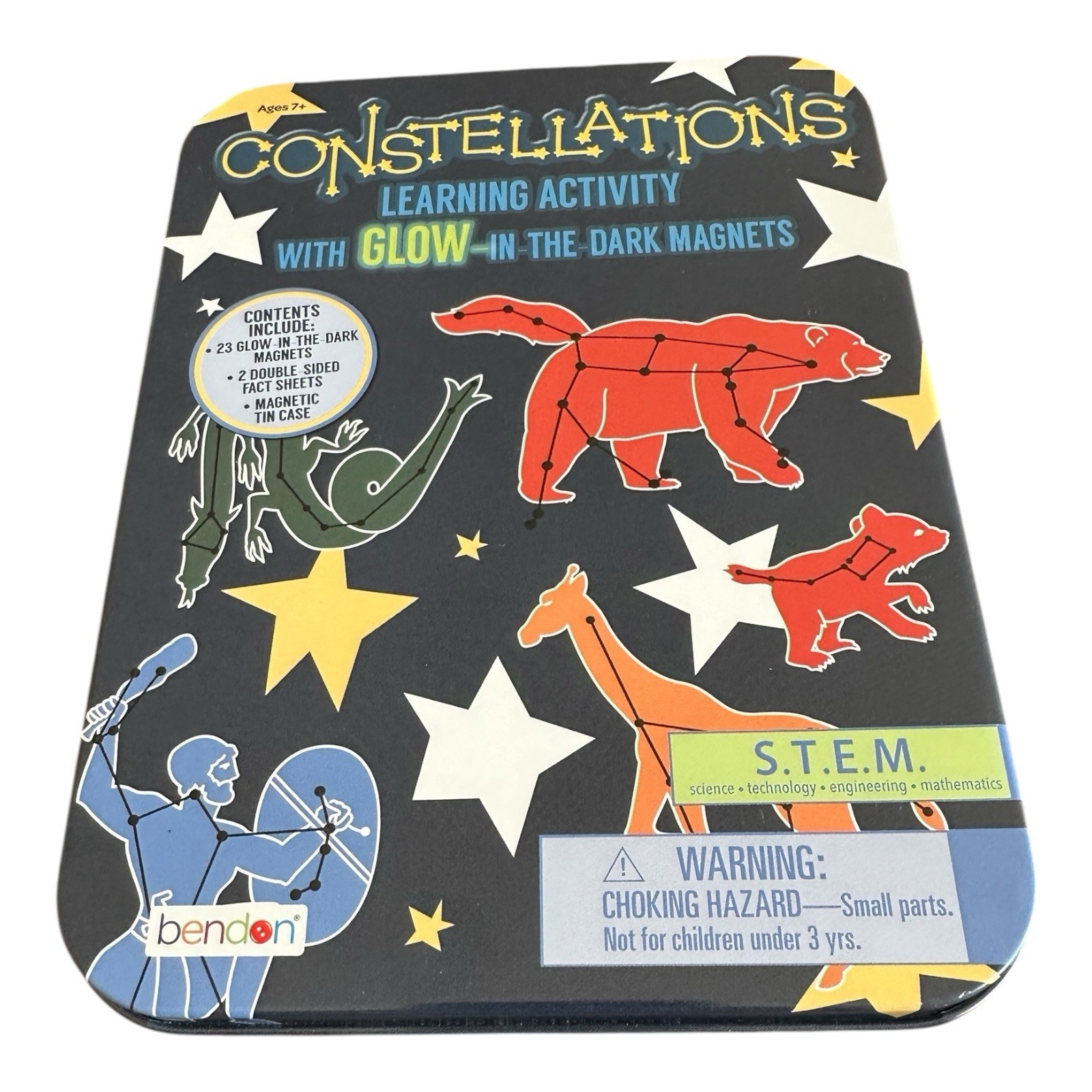 Bendon Constellation Learning Activity w/ Glow In Dark Magnets – Zodiac Stars