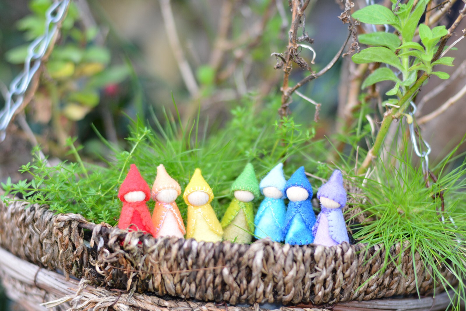 Rainbow Gnomes | Waldorf Home-school | Handmade