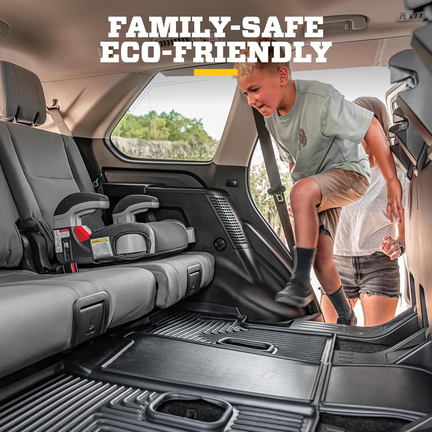Weatherbeater Floor Mats Fits 2019-2023 Ford Ranger SUPERCAB ONLY 2nd Row 1-pc