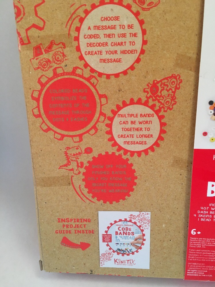 Bracelet Craft Set Creative Minds Hidden Message Code Educational Toys Kinetix