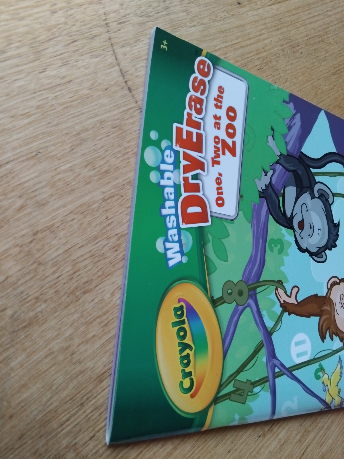 CRAYOLA Dry Erase One, Two at the Zoo Learning Activity Book 30 pages