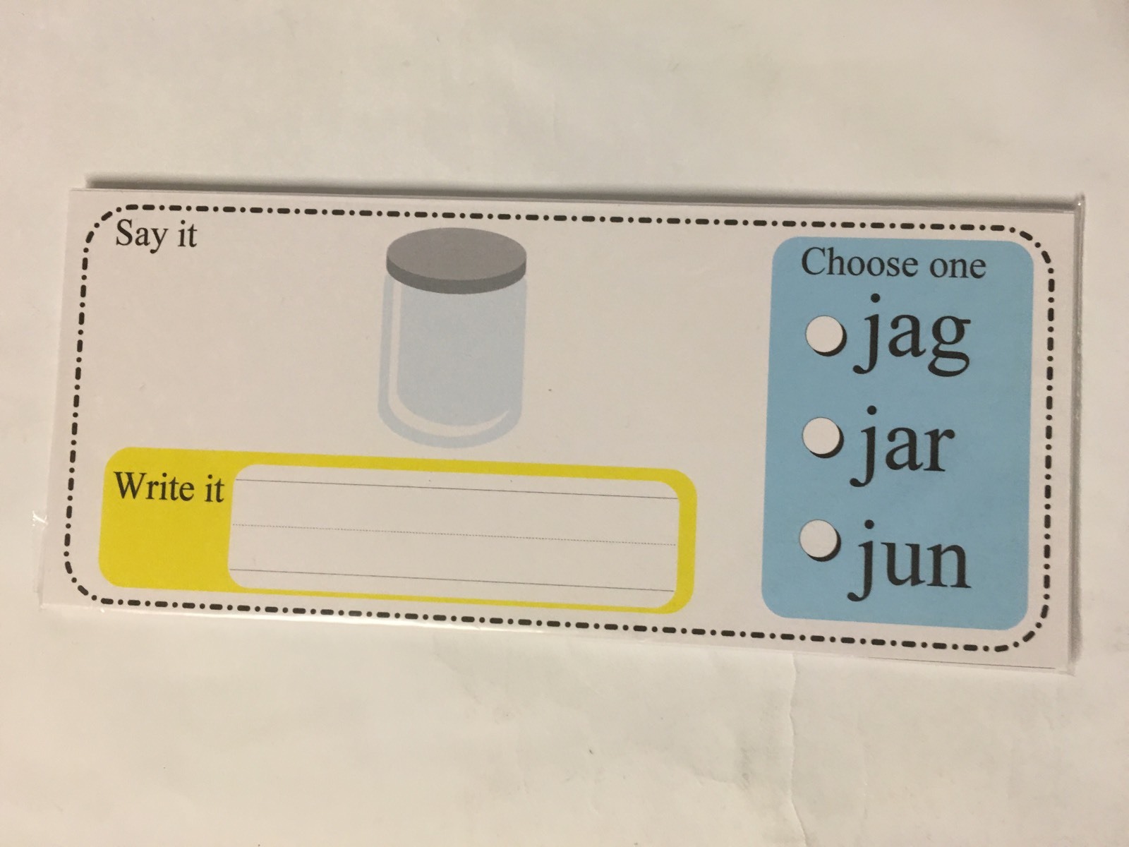Vowel Sounds – Wipe & Write Learning Center Activity – 21 Laminated Cards