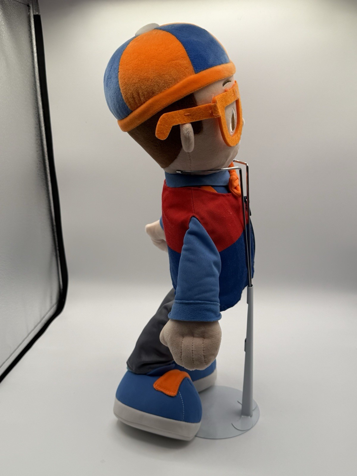 20” Talking Blippi Get Ready and Play Plush Doll Dress Up with Sounds Toy Works