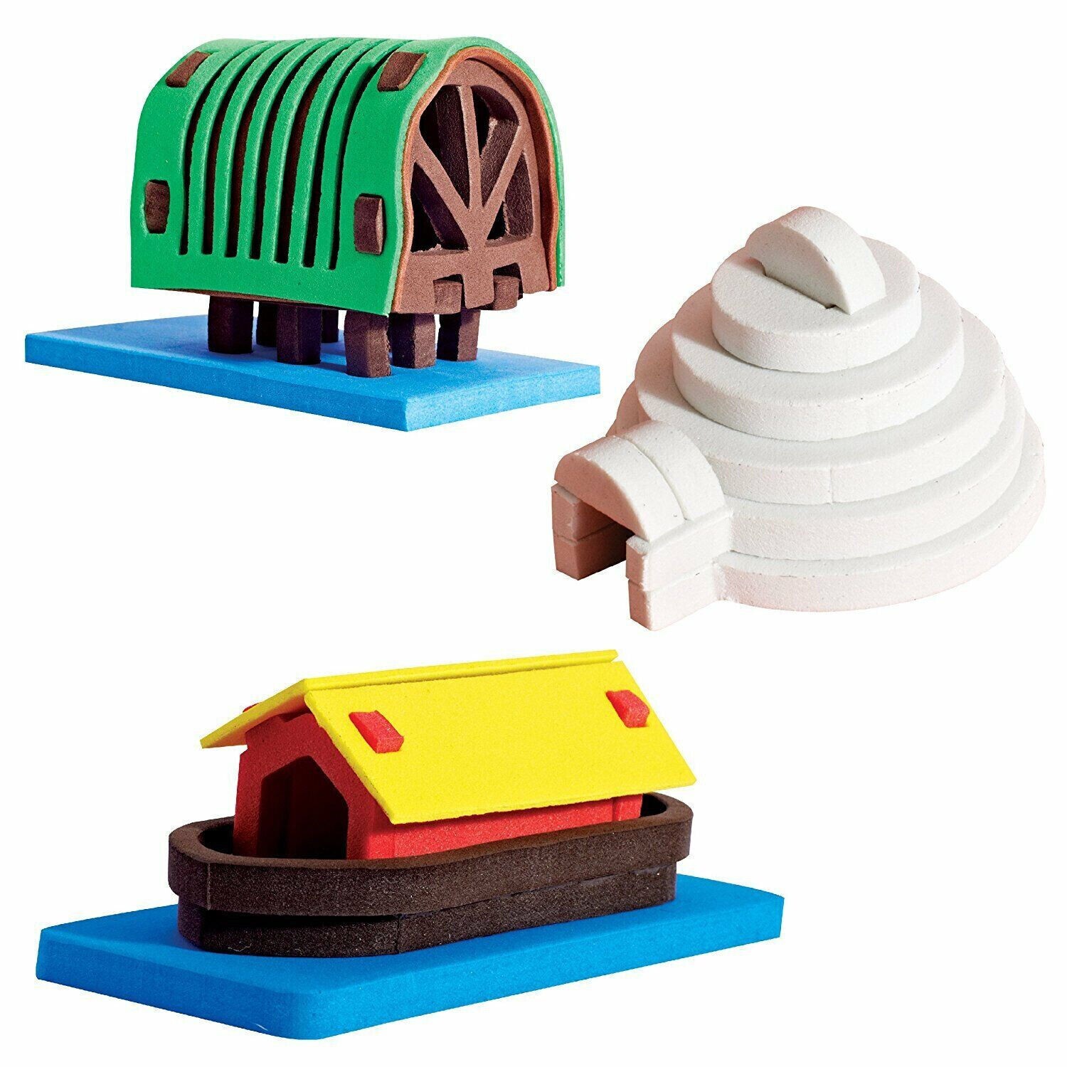 Educational Toy And 3D Puzzle (Worldwide: Houses on The Map)( 5+Yrs )