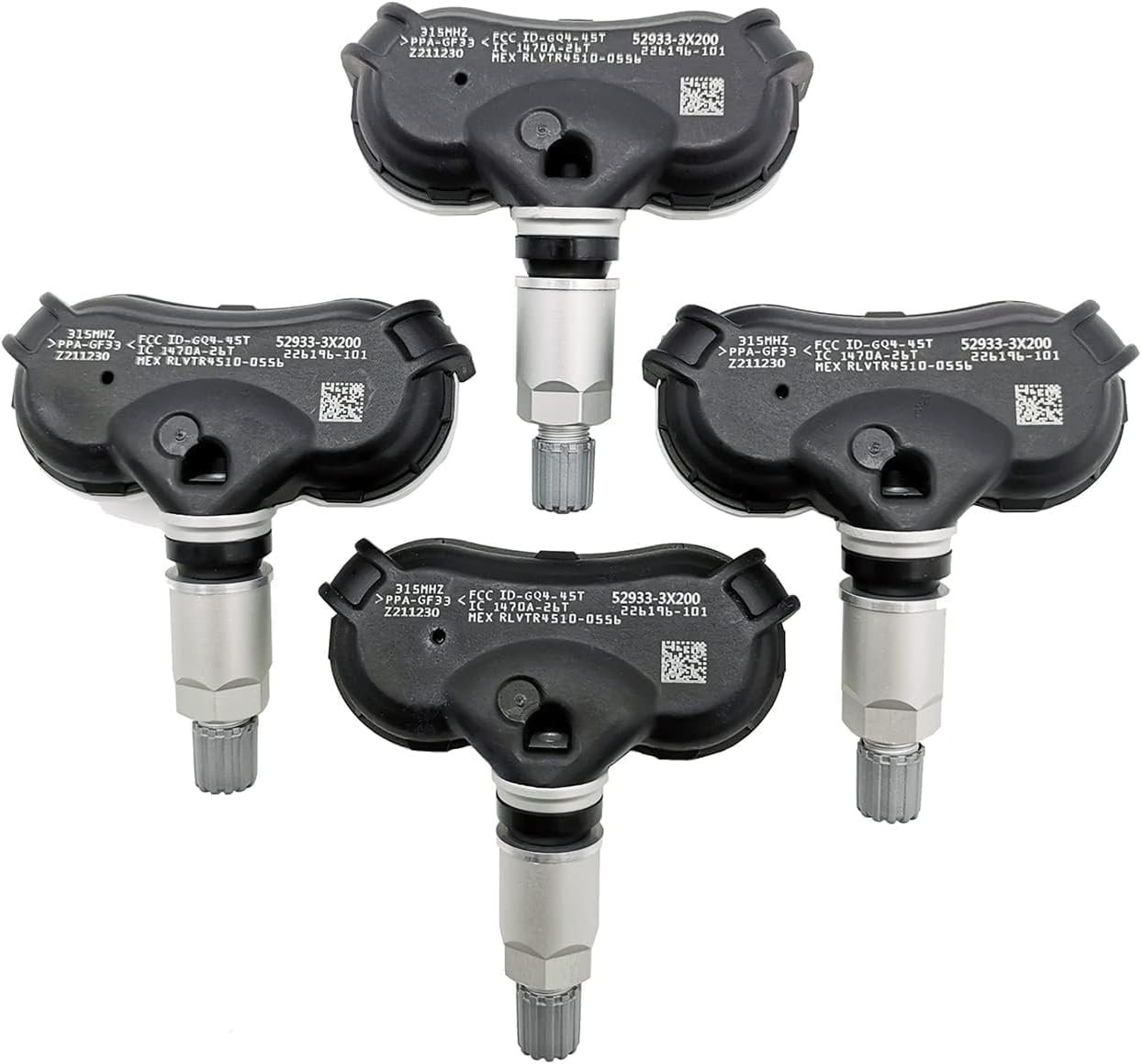 52933-3X200 Programmed Tire Pressure Monitoring System (TPMS) Sensor Compatible