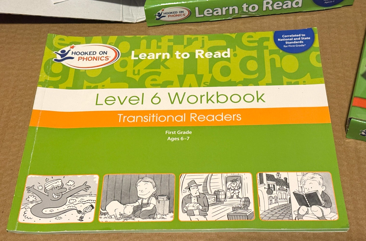 Hooked on Phonics Learn to Read Level 5 and 6 Ages 6 to 7