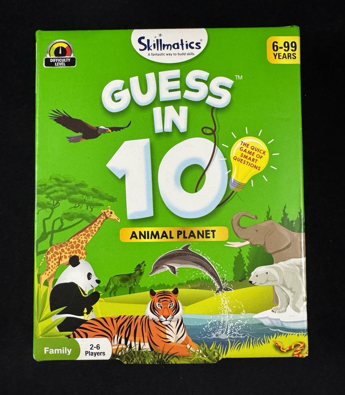 Skillmatics Guess in 10 Animal Planet Card Game Age 6-99 Years