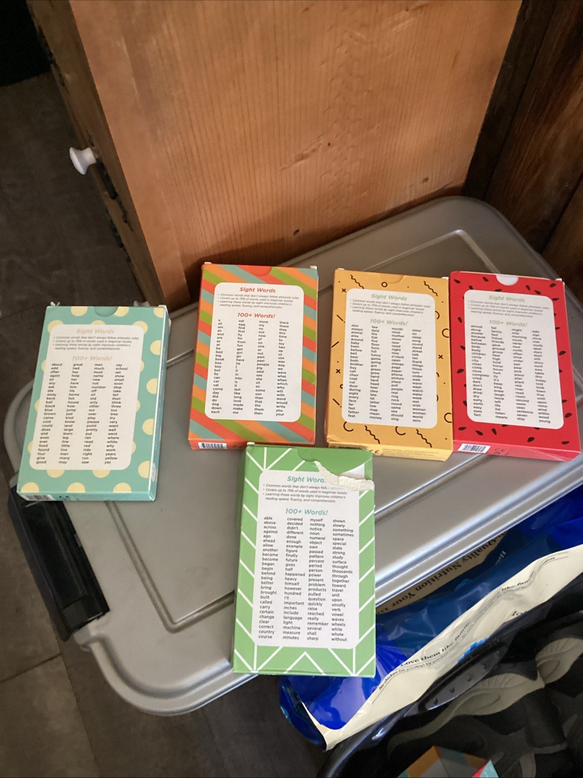 Think Tank Scholar Sight Words Flashcards Box Set (520 Words) PK,K,1,2,3