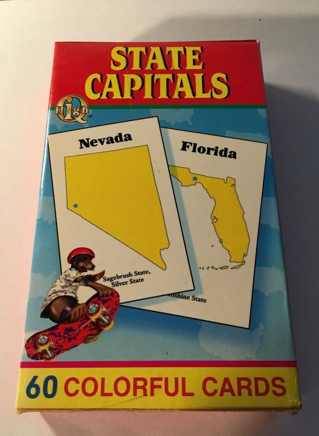 State Capitals 60 Colorful Flash Cards Ages 7-10