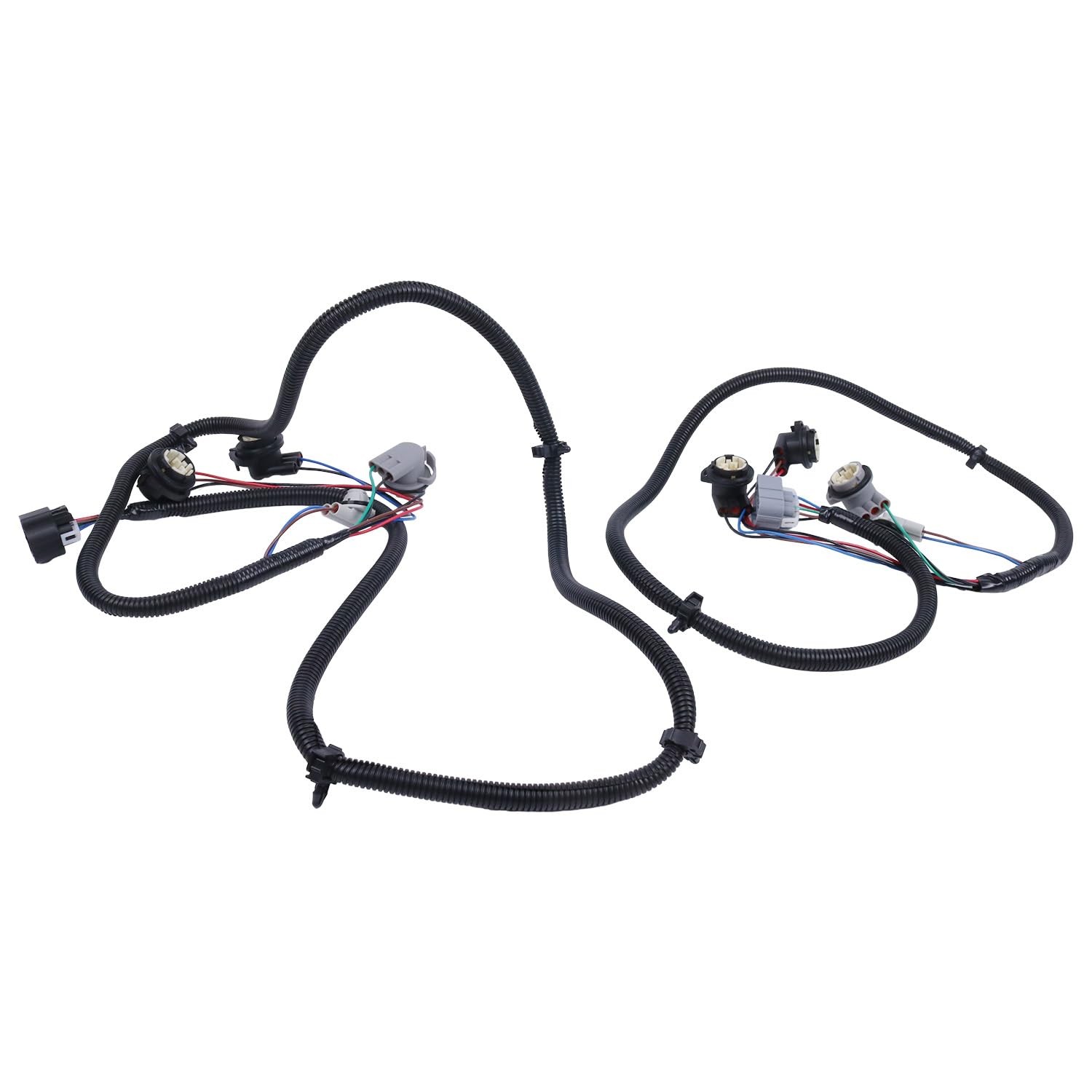 Left & Right Side Tail Light Lamp Wiring Harness Compatible with Chevy Silverado