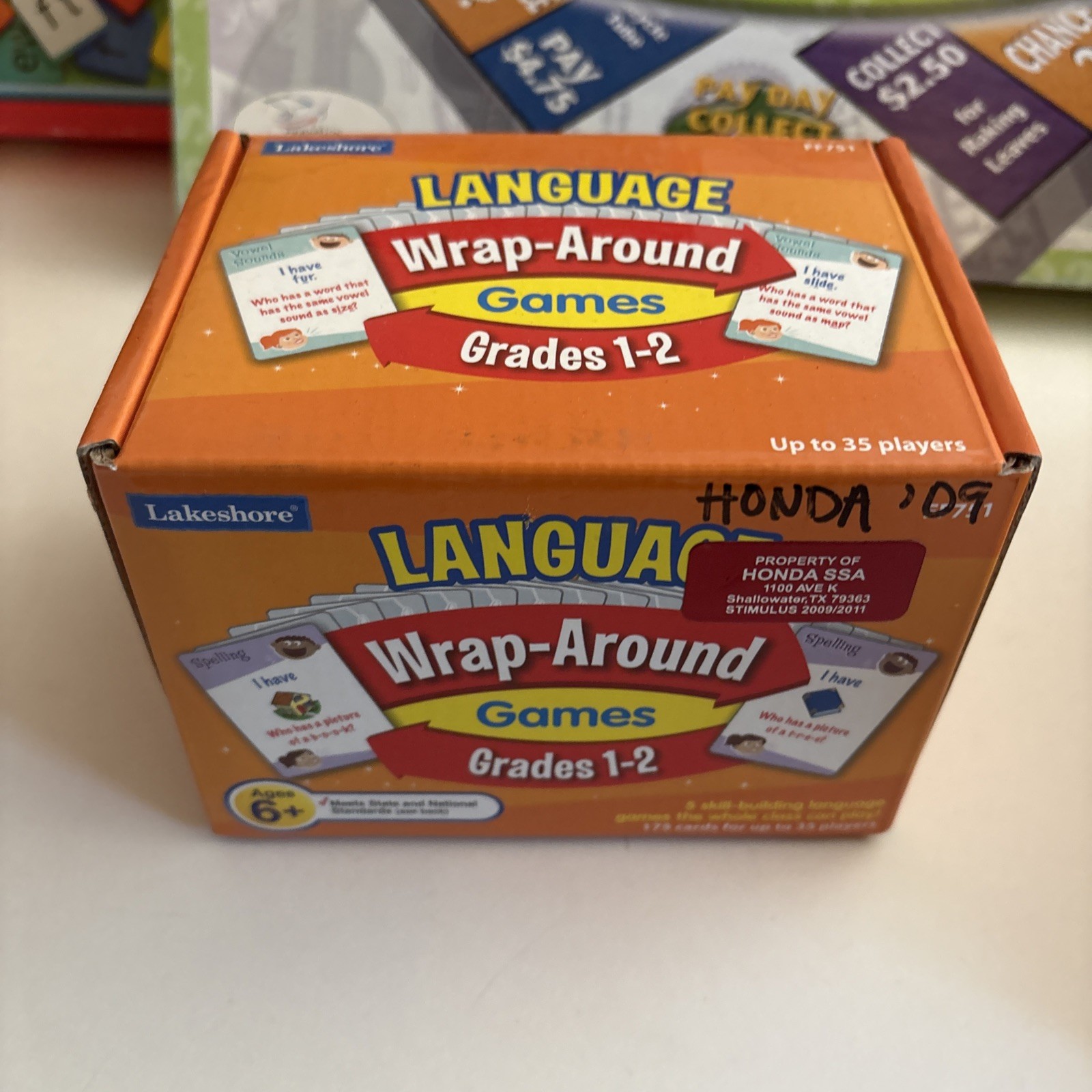 Learning Center Lakeshore Activity Set Lot Of 11 Games 4-9 Homeschool Education