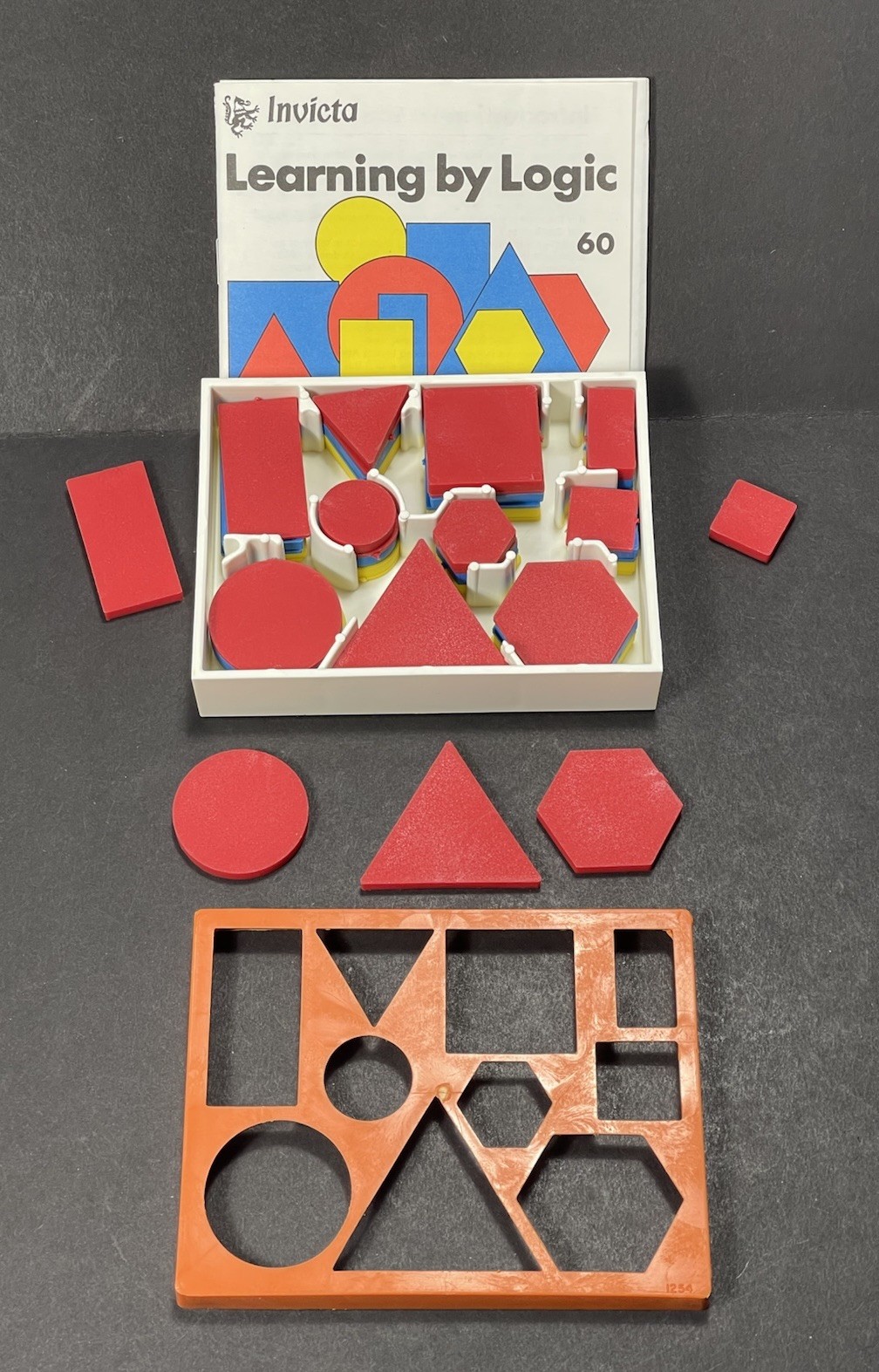 EARNING BY LOGIC Invicta Education Sorting Pattern Blocks Tray Shapes Complete