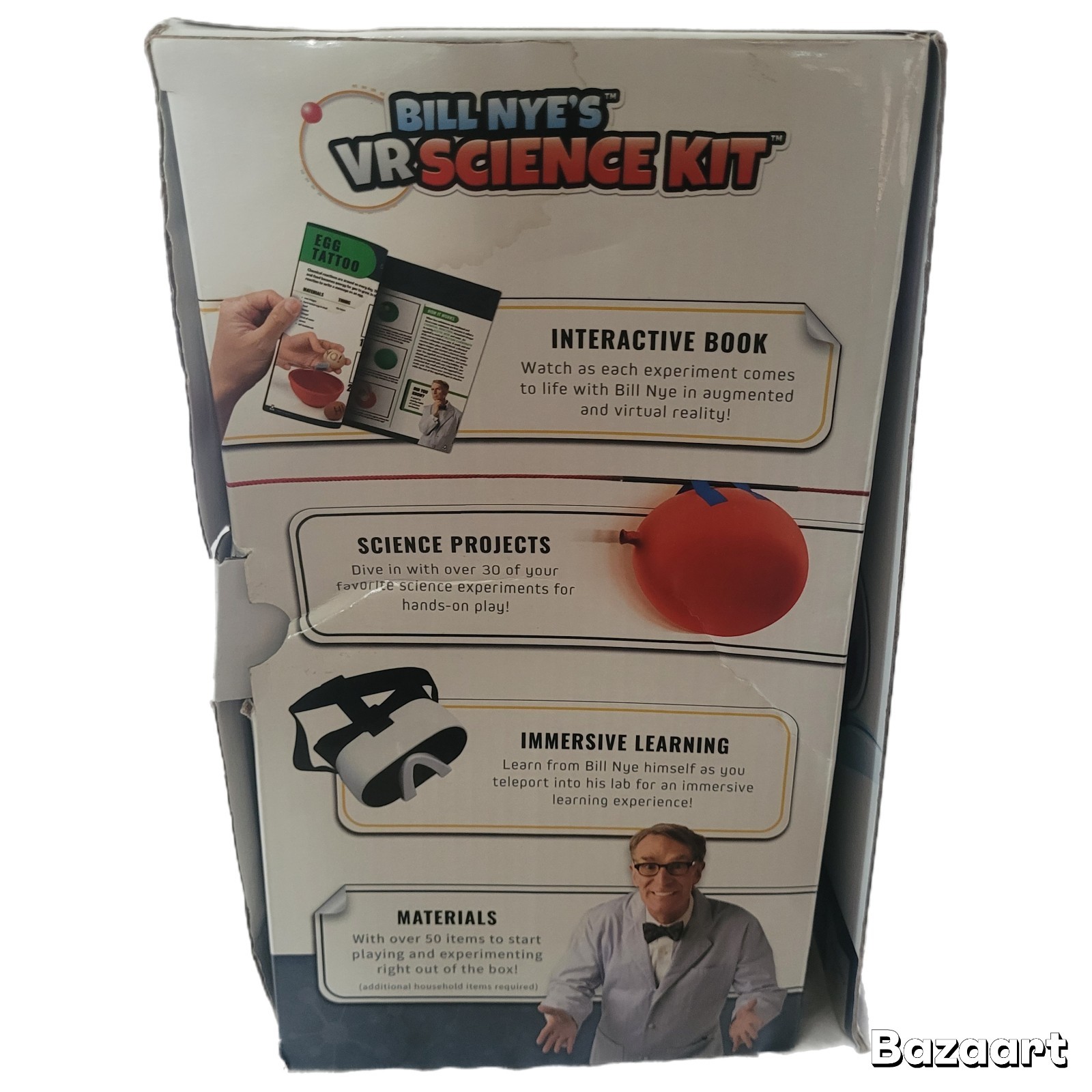 ABACUS Bill Nye’s Science Kit STEAM Ages 8-12 Lessons Experiments NEW