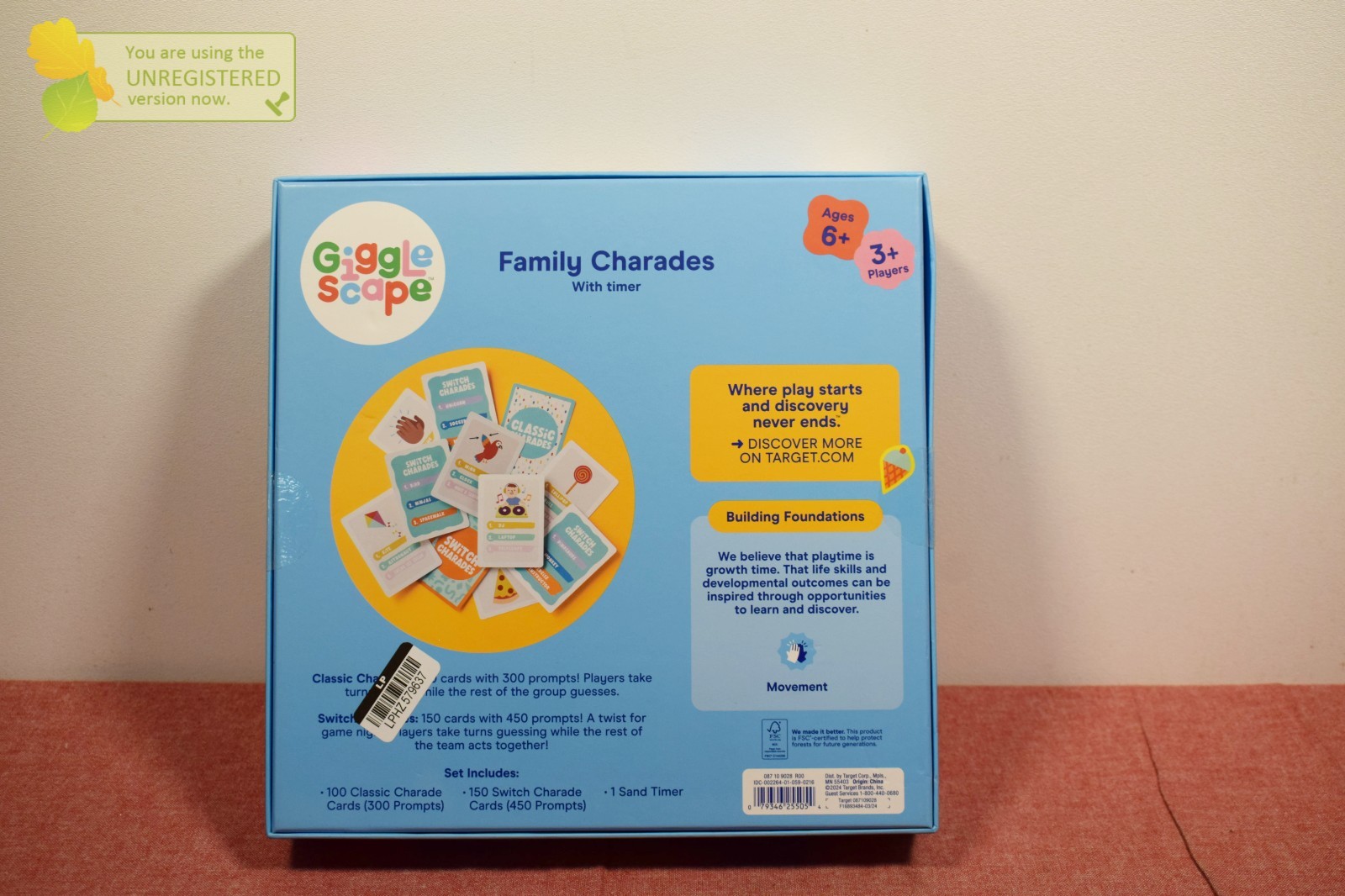 Gigglescape Family Charades Game #
