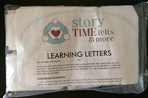 Learning Letters Alphabet Phonics Felt Figures for Flannel Board Teaching Aide