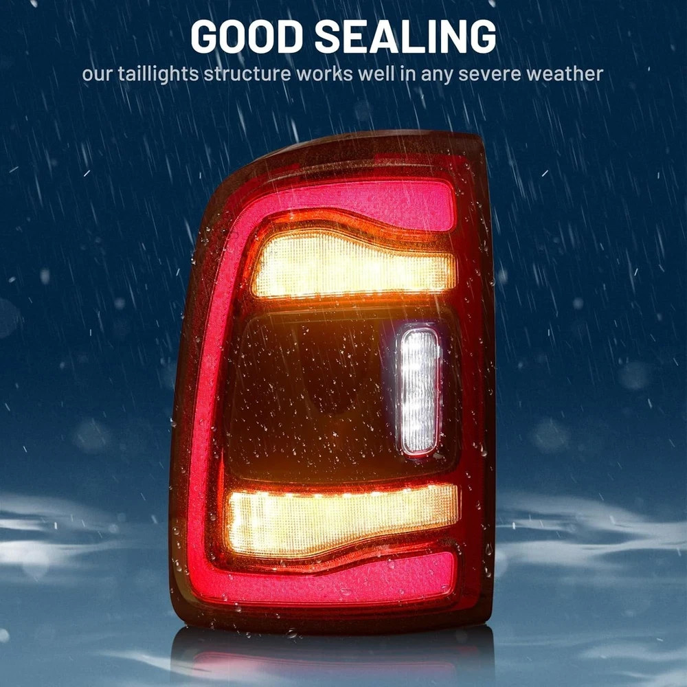 19-24 Dodge Ram 2500 3500 LED Tail Light Blindspot Ready Left Driver Side