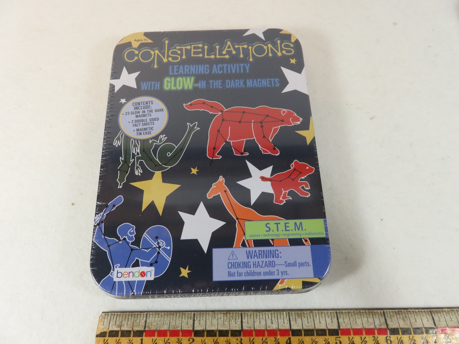 4 Bendon STEM Magnetic Dinosaur Night Creatures Constellation Leaf NEW Sealed