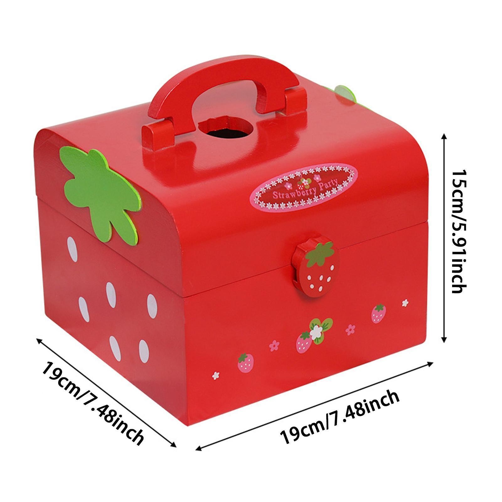 Afternoon Tea Time Playset with Carrying Case Birthday Cake and Tea Party Set
