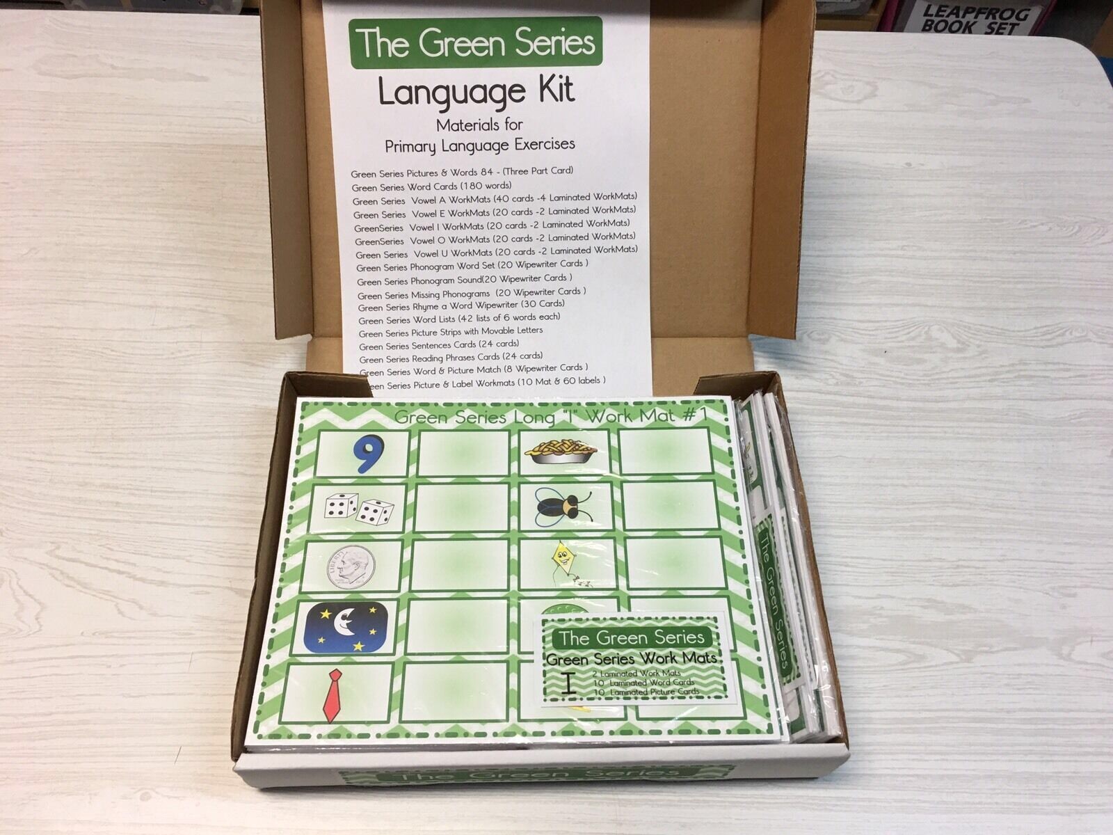 The Green Series – Language Kit – (17) Montessori Materials for Primary Language
