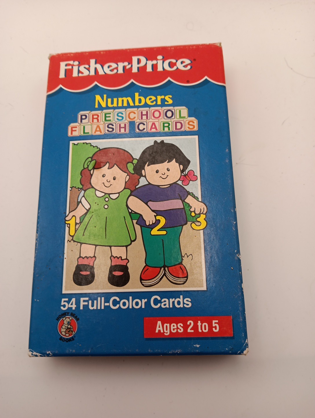 Fisher Price-Preschool Flash Cards-Numbers-2002-52 Cards-2 Instructions