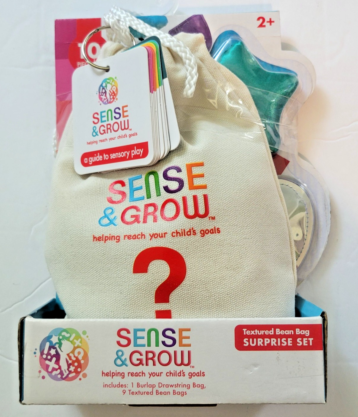 Creative Kids Ages 2+ Sense & Grow 10 Piece Set A Guide To Sensory Play New