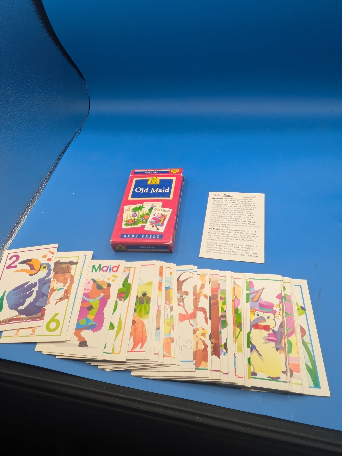 Old Maid Playing Cards 2000 School Zone Publishing Company Complete. Great Cond