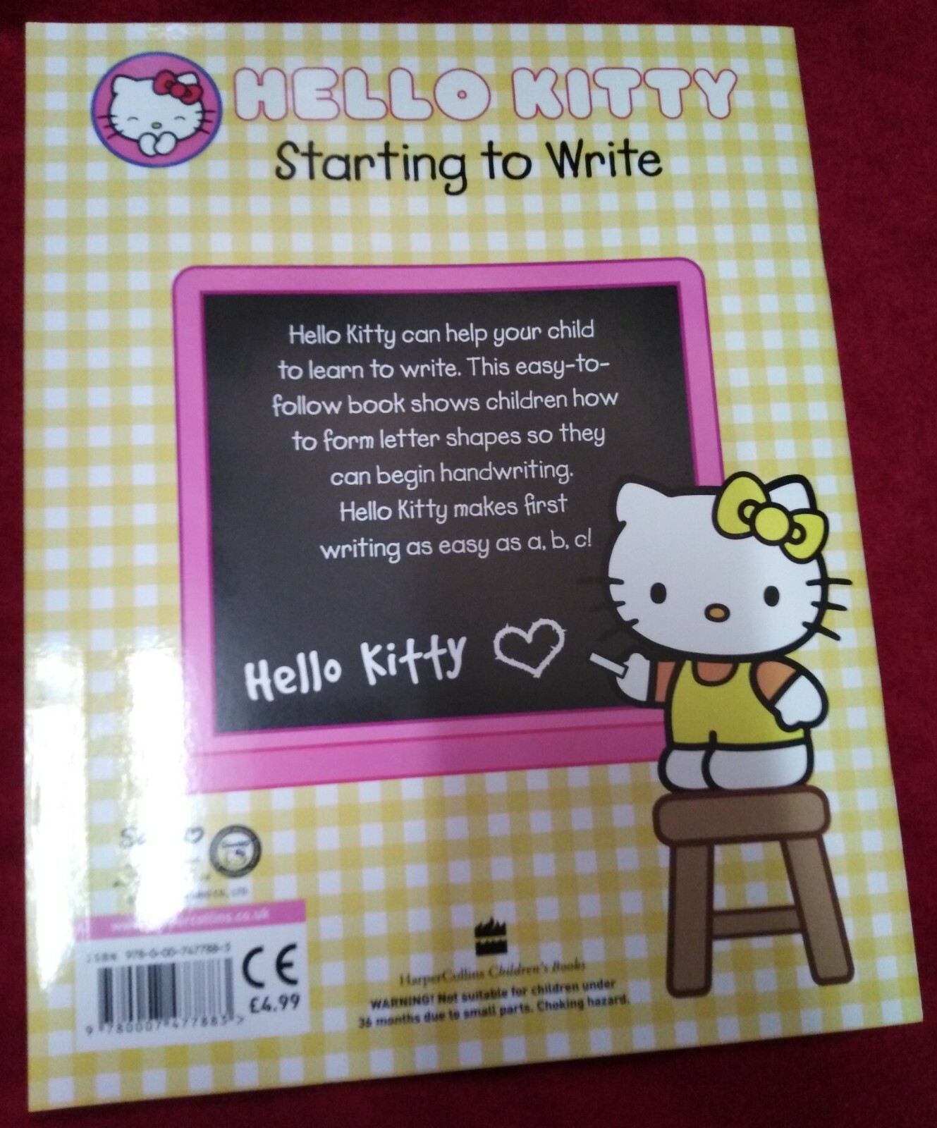 Hello Kitty Learn to Write for pre-school Kindergarten