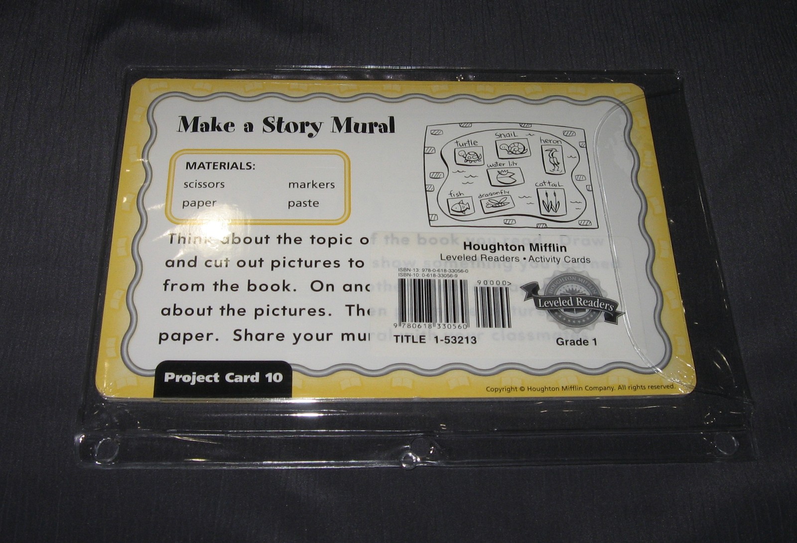 HOUGHTON MIFFLIN LEVELED READERS BOOK SHARE CARDS – GRADE 1 – NEW
