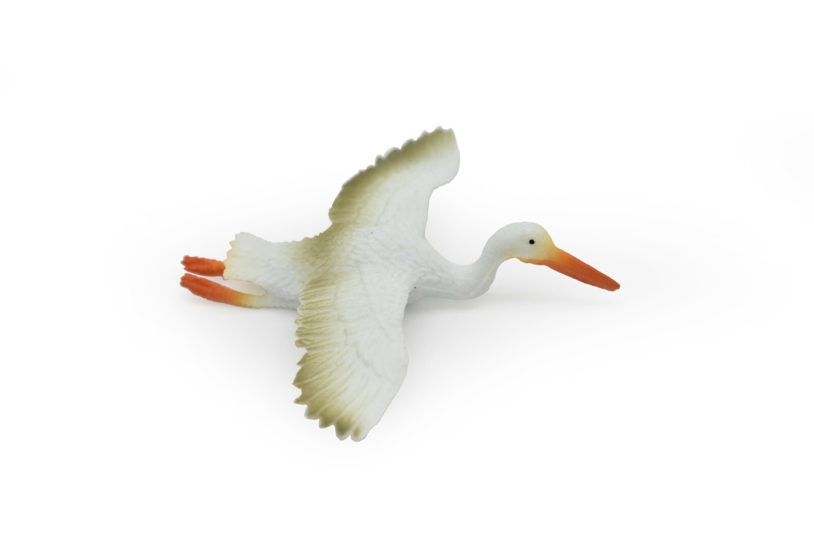 Stork, Flying, Toy Bird, Very Nice Plastic Model 3 Inch F613 B124