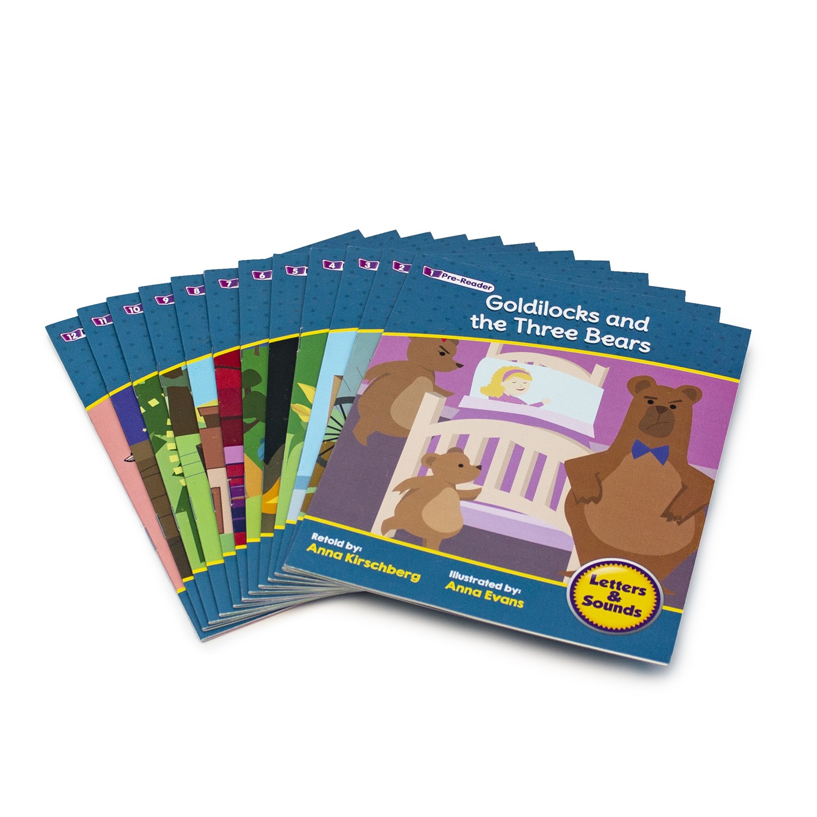 Junior Learning Letters & Sounds Phase 1 Set 2 Fiction Educational Learning Set