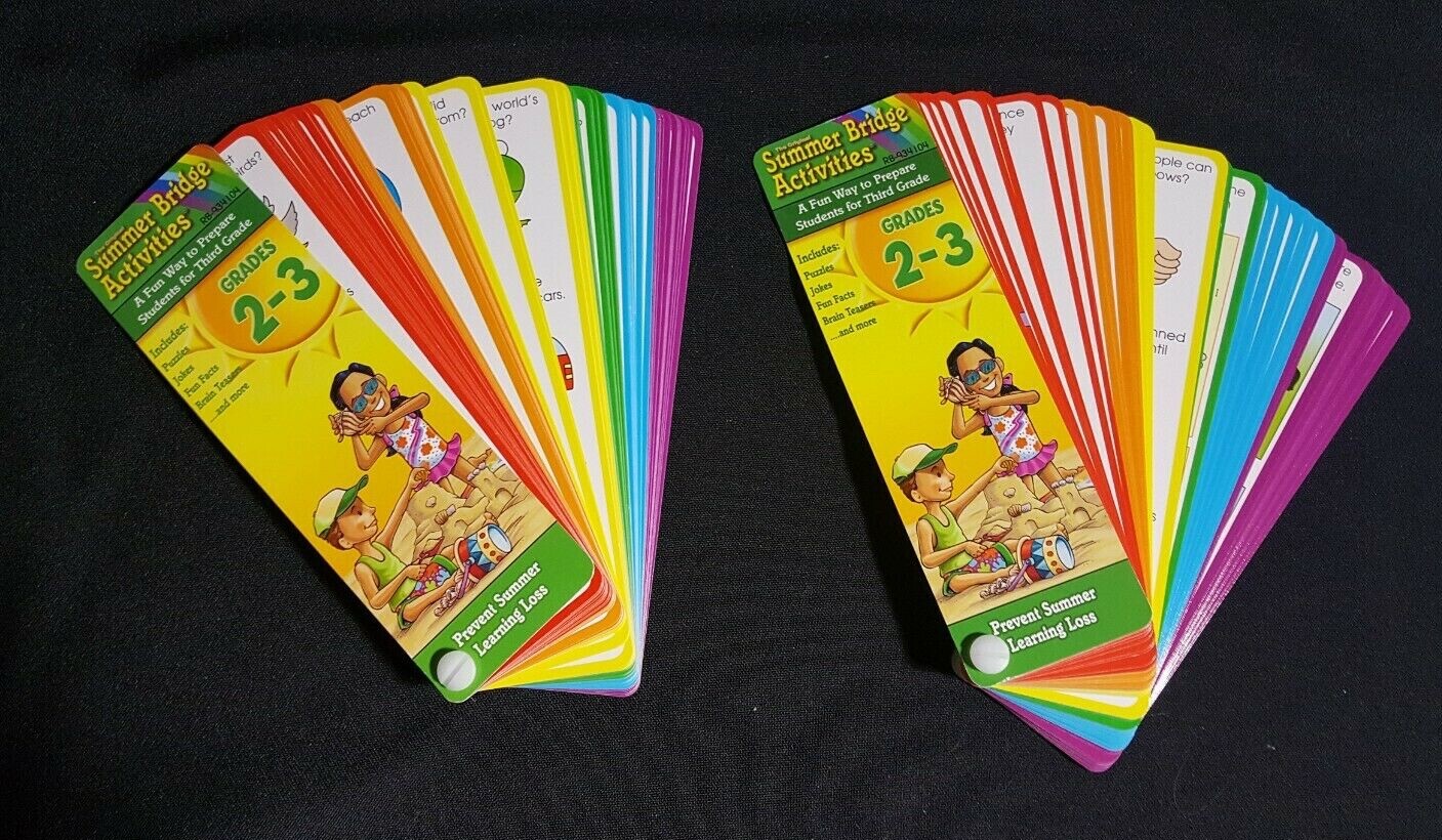 Summer Bridge Activities Grades 2-3 3-4 Educational Puzzles Jokes Brain Teasers