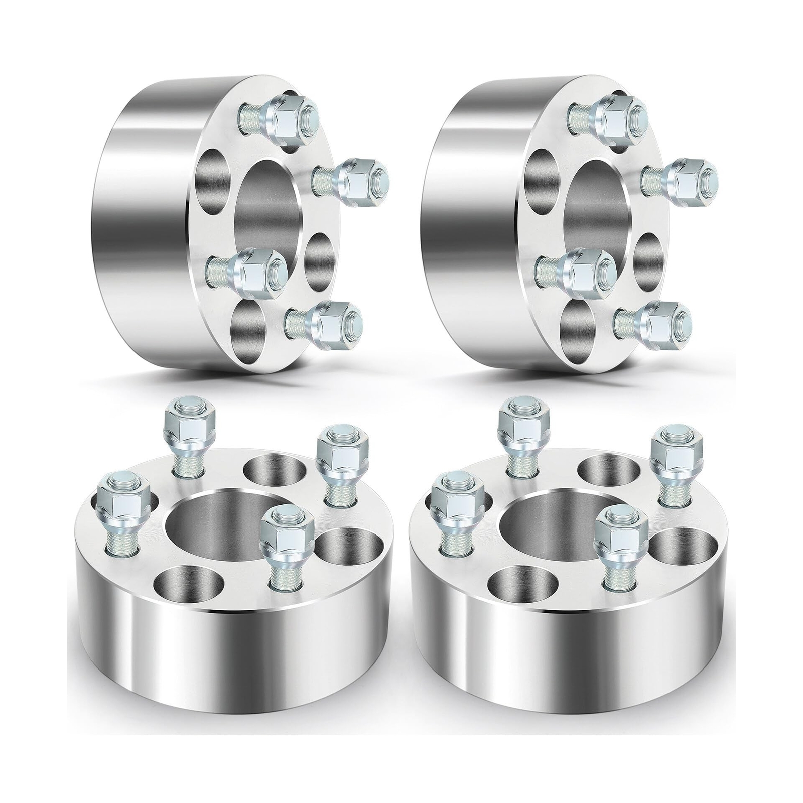 ECCPP 4X 2 inch 4×4 to 4×4 4 Lug ATV Wheel Spacers 4×101.6mm to 4×101.6mm fit…